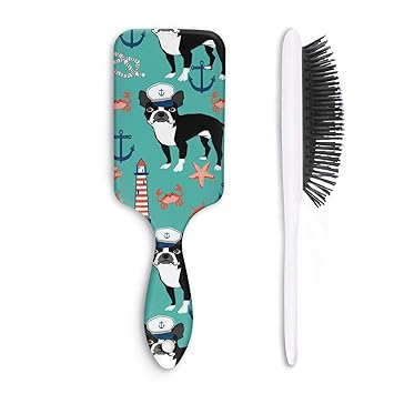 Amazon Com Nautical Boston Terrier Dog Light House Hair Comb Or