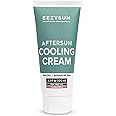 EEZYSUN AfterSun Cooling Cream | Vegan AfterSun Care with Aloe Vera, Tea Tree Oil, & Chamomile to Soothe, Hydrate, & Repair Sunburn | Dermatologically Tested 3.3 FL OZ