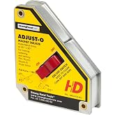 On/Off Magnetic Square, 30&deg;/60&deg;, 45&deg;, 90&deg;, Size: 6&rdquo; x 5&rdquo; x 1.5&rdquo;, Pull Force: 160 lb, Heavy Duty, MSA48-HD