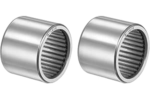 uxcell B1616 Needle Roller Bearings, Full Complement Drawn Cup, Open, 1-inch I.D. 1-1/4-inch OD 1-inch Width 15600N Static Load 8090N Dynamic Load 5200Rpm Limiting Speed 2pcs