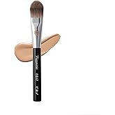 Piccasso FB17 Foundation Brush – Soft Makeup Brush for Liquid & Cream Foundation, Curved Bristles for Smooth and Flawless Face Makeup, Professional Tool for Base Layering, Korean Beauty Essential