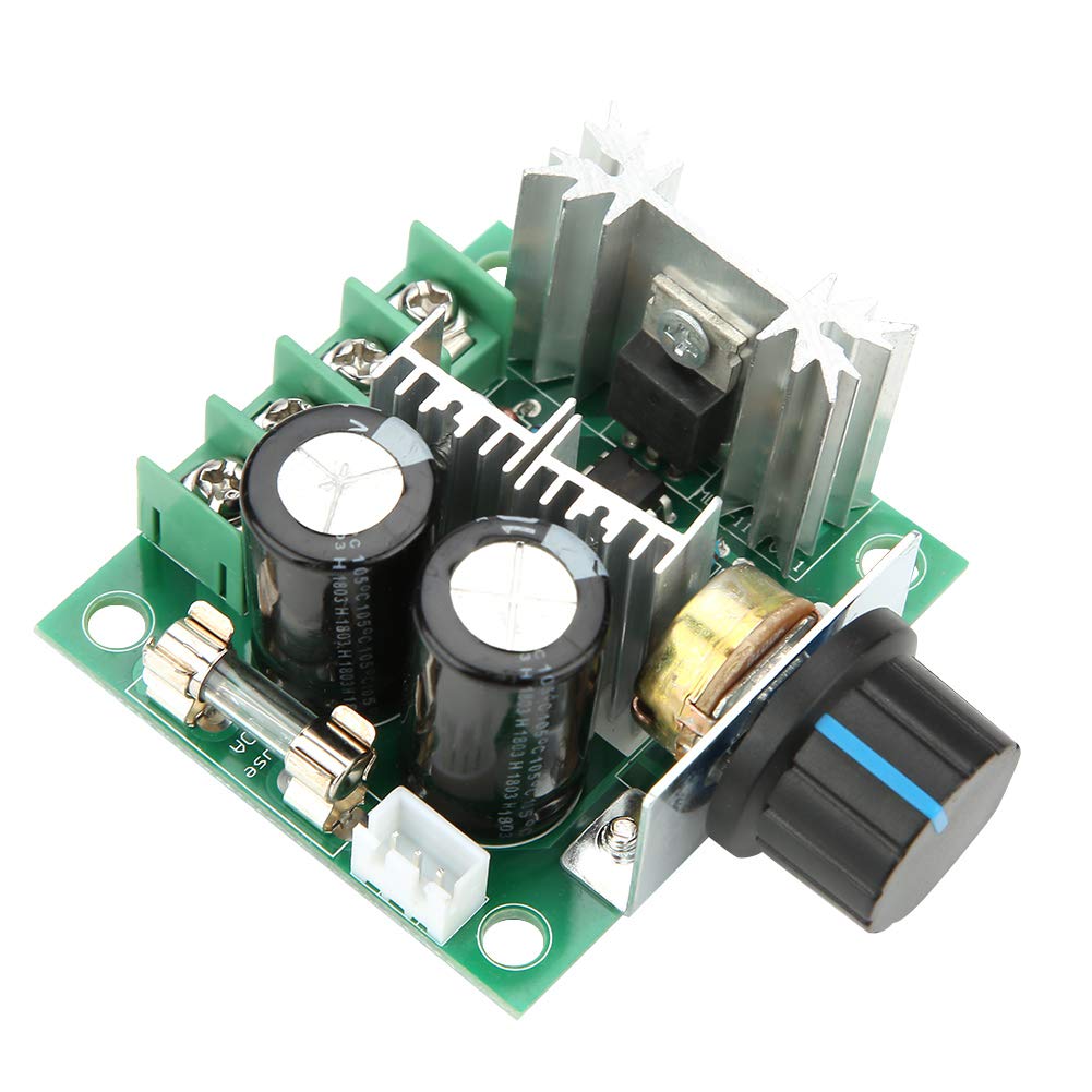 Yosoo Health Gear PWM Motor Speed Controller, PWM Dimmer Module, PWM DC Stepless Motor Governor Speed Control Switch Module 12V-40V 10A