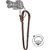 C Coiro Leather Camera Strap for One Camera Professional Single Leather Harness Shoulder Strap Quick Release