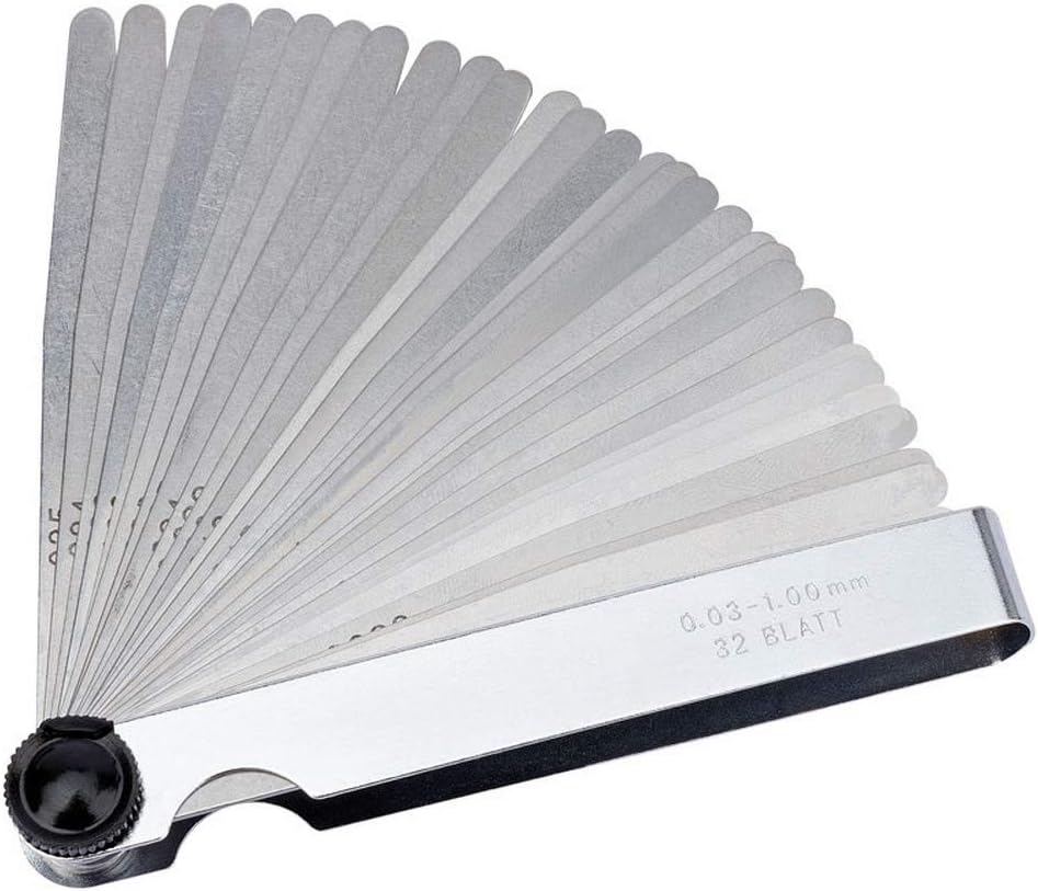 Draper 51720 Dual Marked Feeler Gauge Set 100 mm Blades Blue