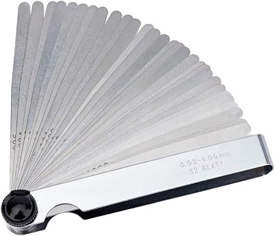 Draper 51720 Dual Marked Feeler Gauge Set 100 mm Blades Blue