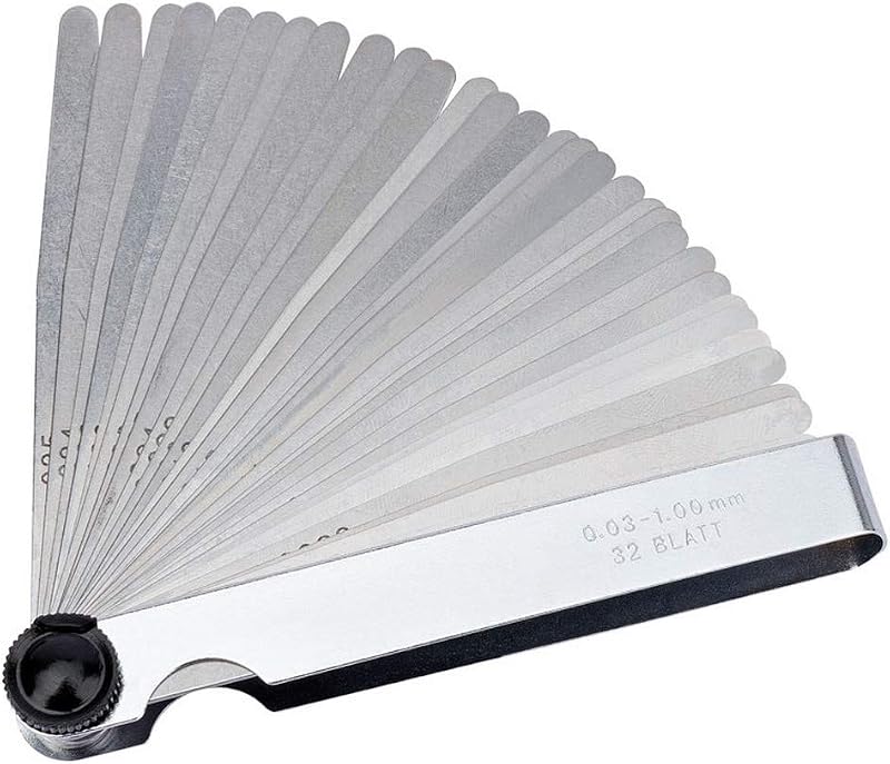 Draper 51720 Dual Marked Feeler Gauge Set 100 mm Blades Blue