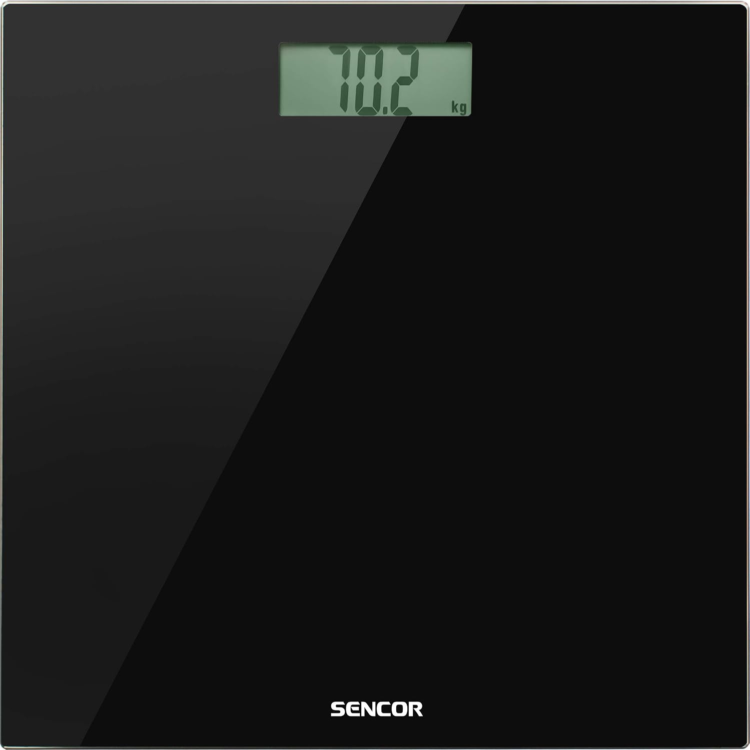 SENCOR SBS 2300BK Personal Scale Tempered Safety Glass Black - Image 5