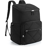 TOURIT Insulated Backpack Cooler: 30 Cans Waterproof Leakproof Soft Cooler Bag Beach Travel Picnic Camping