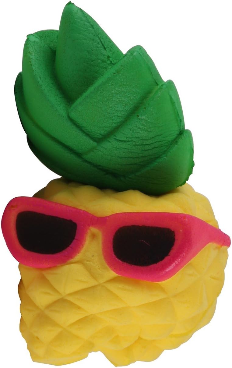 pineapple squishy with sunglasses