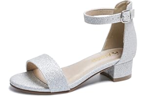 AMOJI Girl High Heels Wedding Party Dress Shoes KID301 for Little Kid/Big Kid