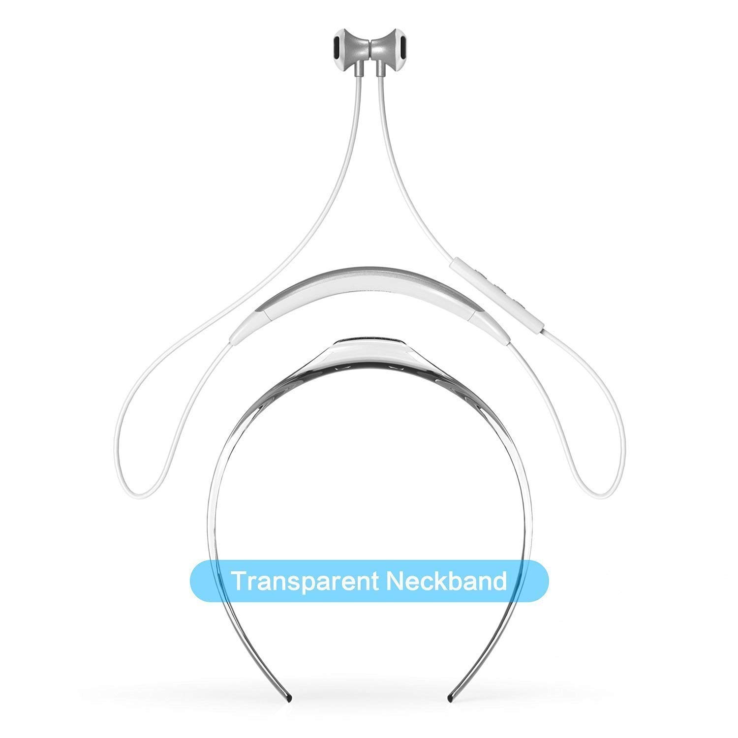 Auriculares Bluetooth Running,LinkWitz Deportivos Magnético Extra Bass CVC 6.0 Con Sonido Estéreo, Micrófono Incorporado