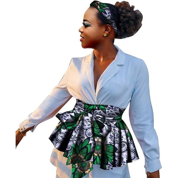 Amazon.com: BAZINRICHE African Women Waist Belts Print  display picture 1