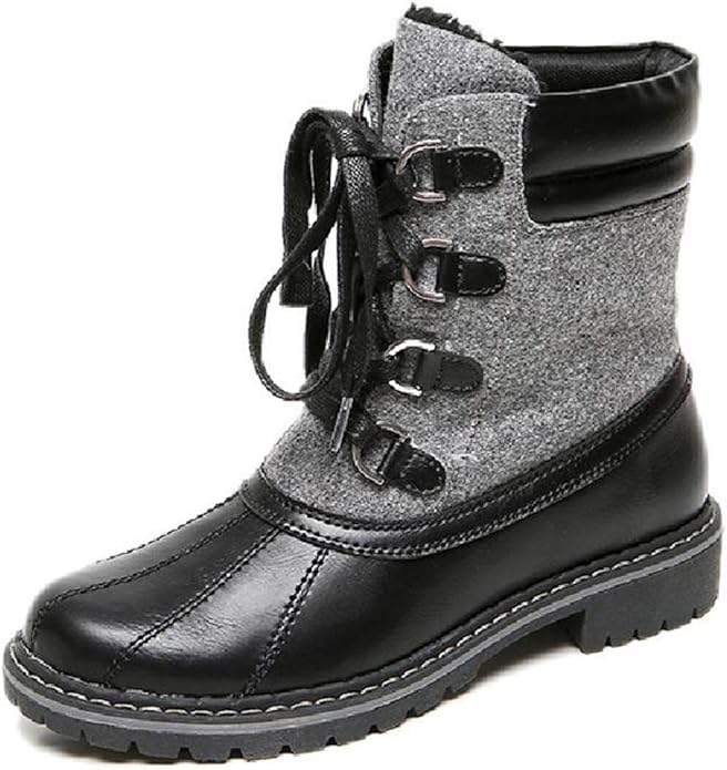Nieve de Las Mujeres Botas de Invierno Botas de Piel Forrado Tobillo