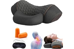 3-in-1 Neck Massager Pillow,2025 Upgraded The 3-in-1 Neck Massager with Heat,Neck Massagers Pillows for Stretcher Massage,Pai