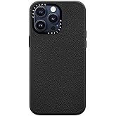 CASETiFY Pebbled Case for iPhone 15 Pro Max [Textured / 4.9ft Drop Protection/Compatible with Magsafe] - Jet Black