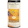The Republic of Tea Ginger Peach Black Tea, Caffeinated, 50 Count