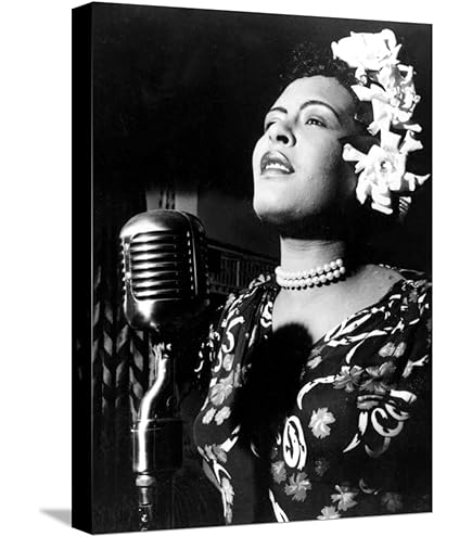 Amazon.com: Billie Holiday in Gown singing Photo Print (8 x 10): Posters &  Prints