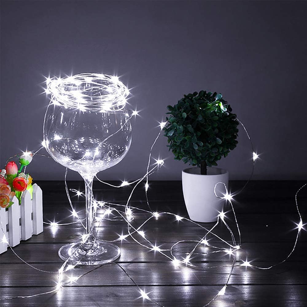 Included Cool White Olafus 16 Pack LED Fairy Lights IP68 Waterproof