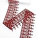 Lace Trim Applique 4 Yards DIY Craft Clothing Sewing Accessories Cotton Lace (Red)