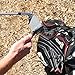 Golf Brush and Club Groove Cleaner Set with Divot Tool, Ball Marker, Groove Sharpener, 2 Ft Retractable Zip-line Aluminum Carabiner, Lightweight, Ergonomic Design, Attaches Golf Bags
