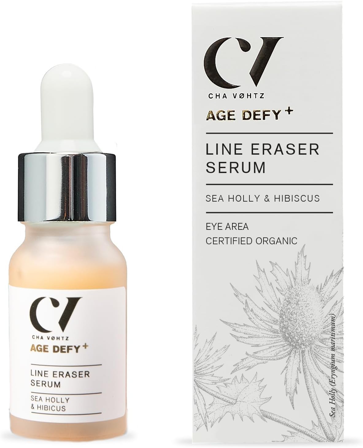 Green People Age Defy+ Line Eraser Serum - Serum for Fine Lines - Paraben & Alcohol Free - Vegan, 10ml