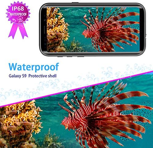 XBK Samsung Galaxy S9+ Plus Case, Waterproof Case with Built-in Screen Protector,Full-Body Rugged Resistant Protective Hard Cover Case for Galaxy S9 Plus (2018, 6.2inch)
