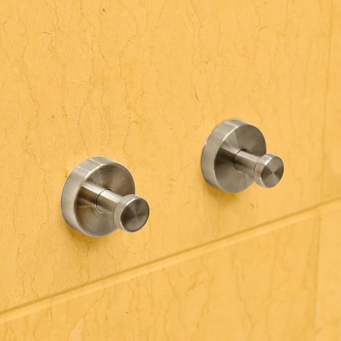 Haken, Dailyart Mantel Robe Wandhalterung für Bad Küche Garage, Edelstahl, gebürstet Finish, 2er Pac