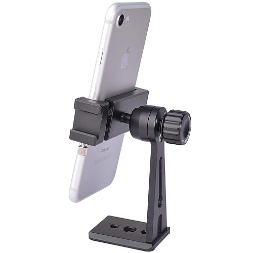 Phone Tripod Mount Adapter with Cold Shoe, Riqiorod Smartphone