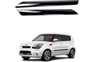 AIWGIW Windshield Pillar Trim Fit for Kia Soul 2010-2013 Replaces 861802K500 861702K500 (Pair Kit, Gloss Black)