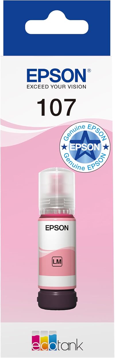 Epson 107 Light Magenta Ink Cartridge EcoTank 70ml ET-18100