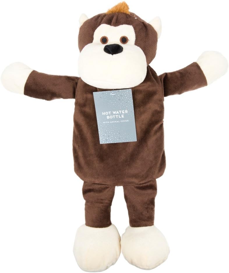 Hot Water Bottle with Animal Cove (Monkey)