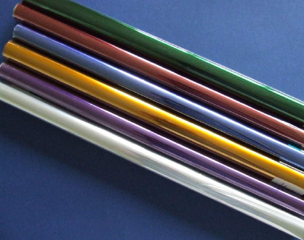 6 Rolls Bulk Assorted Coloured Cellophane (Each 50cm x 4.5m) Amazon.co