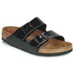 Birkenstock Women's Mules Slides, Black-Black
