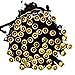Qedertek Solar String Lights, 2 Packs 100 LED, 33ft, Warm White, Waterproof Outdoor Decoration Lighting, for Wedding, Holiday Event Party, Tree and House Decor
