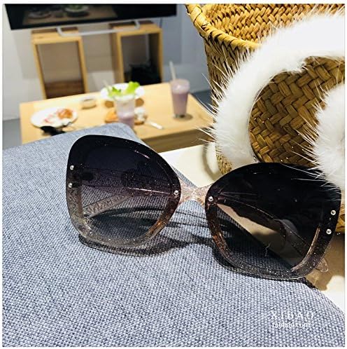 Korean women sunglasses Harajuku star tide wind round and big face thin polarizing sunglasses glasses