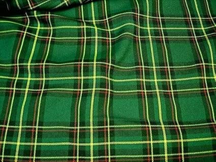 StoffBook GRÜN KLASSIK SCHOTTENKAROS TARTAN-STOFF KAROSTOFF STOFF STOFFE, B562