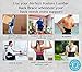 Perfect Posture Back Support Brace for Pain: #1 Doctor Recommended, for Women Men, Lower Lumbar, Flat Back, Better Posture - Amazing Honeycomb Design Comfortable, Durable, Adjustable (Sz 7, 45-48