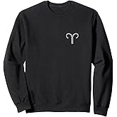 Zodiac Sign Aries (Vintage Gray) Sweatshirt