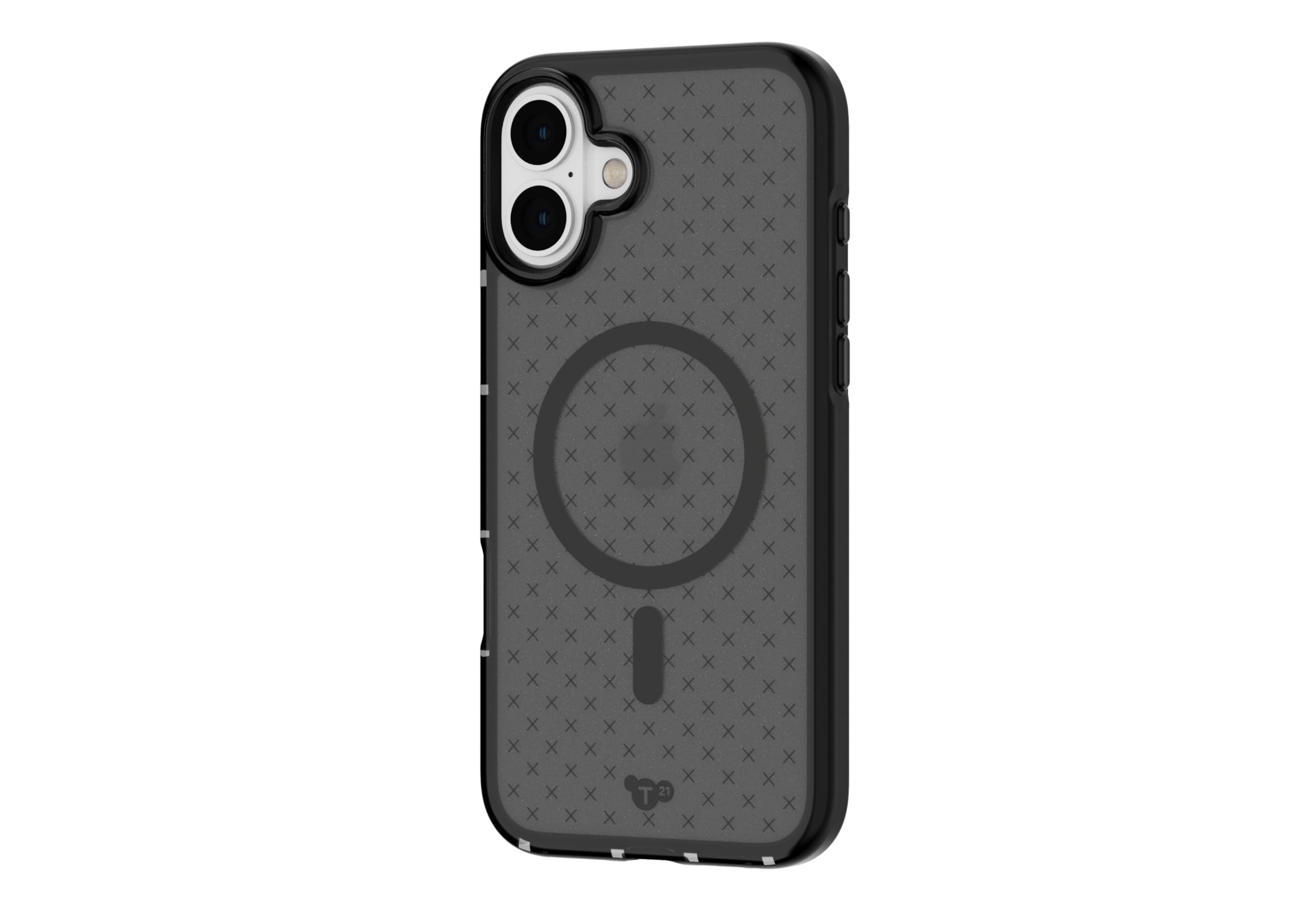 tech21 EvoCheck for iPhone 16 Plus Compatible with MagSafe - Impact Protection Case - in Smokey Charcoal