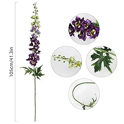 IPOPU 41.33 in Purple Delphinium Artificial Flowers