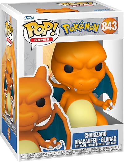 Funko Pop! Games Pokemon Charizard Vinyl Figure Official Merchandise 3.75in