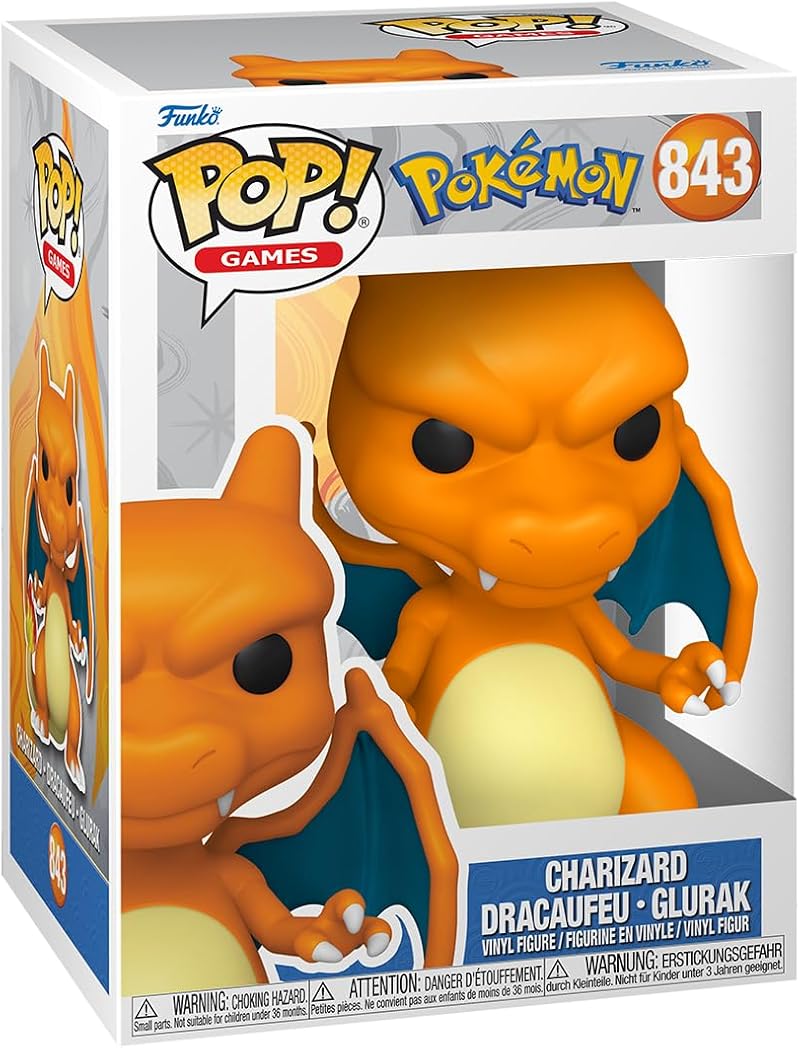 Funko Pop! Games Pokemon Charizard Vinyl Figure Official Merchandise 3.75in