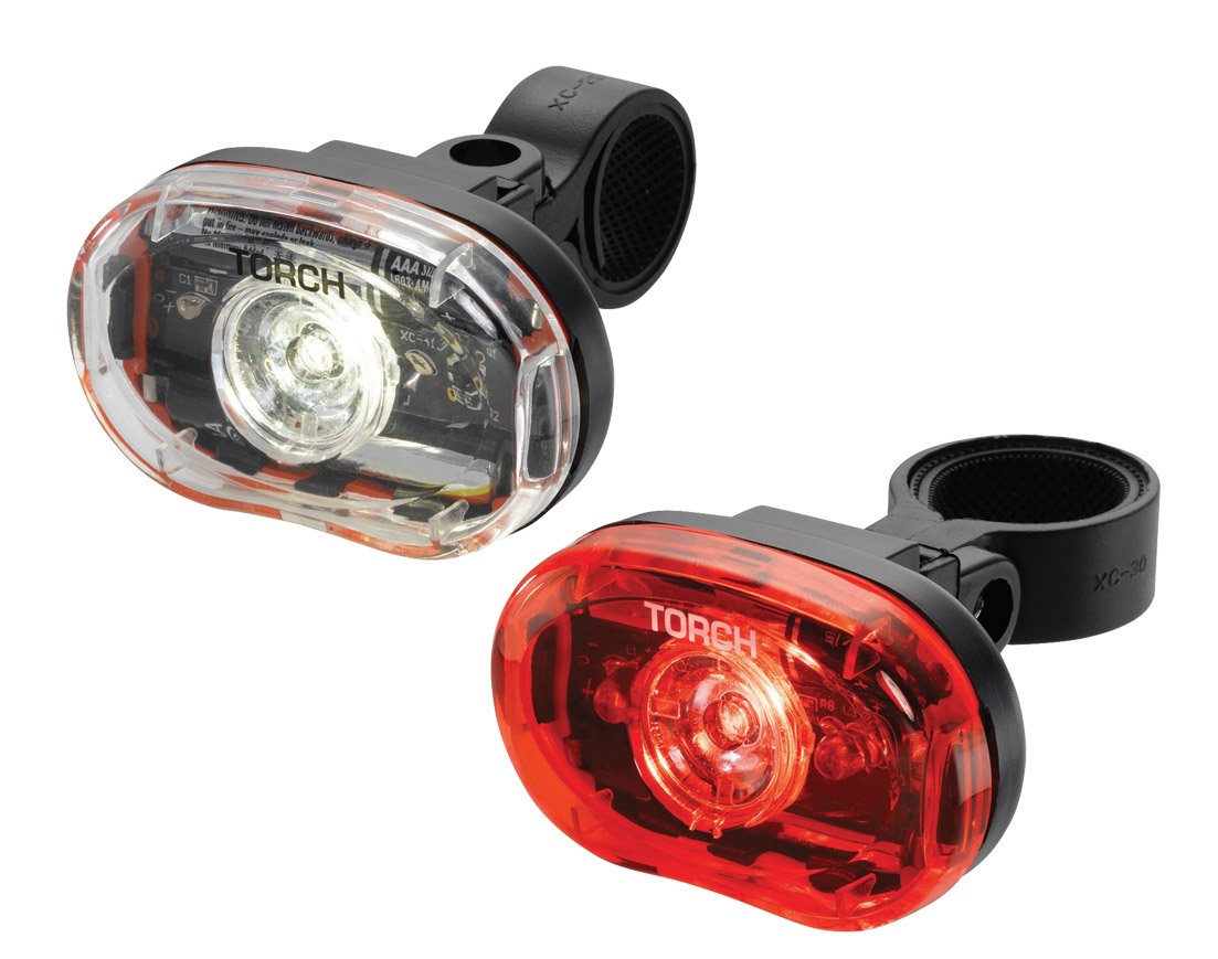 Torch Set Bright 0.5W 1 LED Light - Black