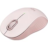 Logitech Signature M550 Wireless Mouse - for Small to Medium Sized Hands, 2-Year Battery, Silent Clicks, Bluetooth, Multi-Device Compatibility - Rose