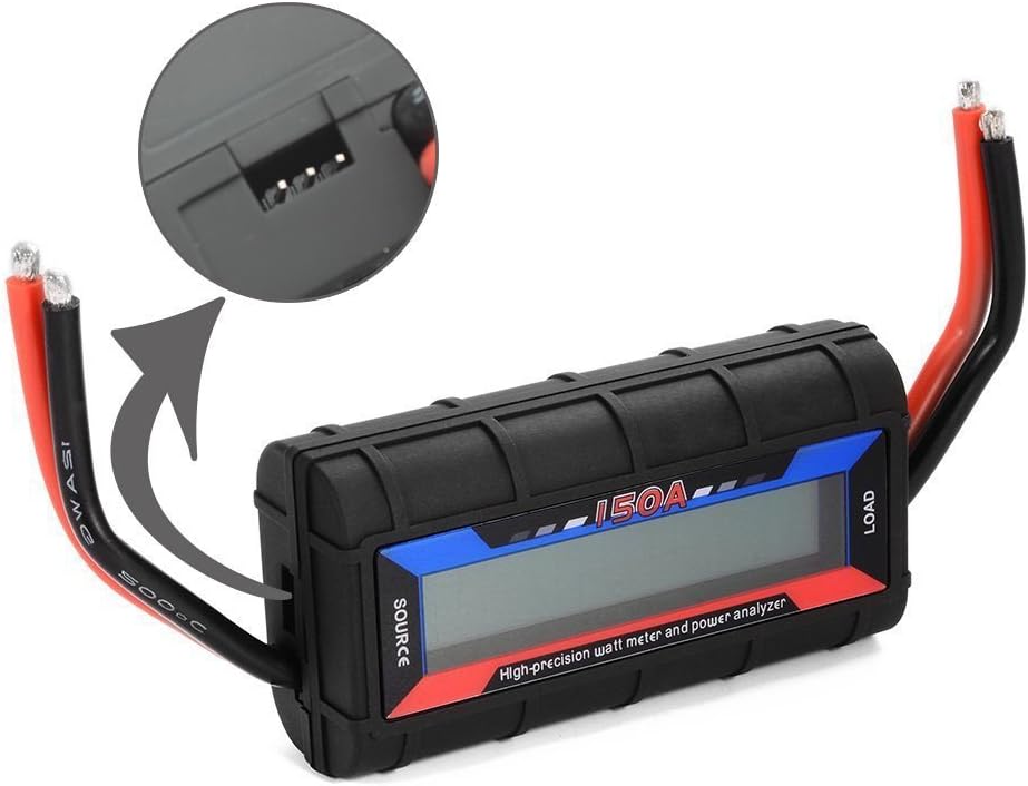 RGBZONE 150 Amps Power Analyzer, High Precision RC with Digital LCD Screen for RC, Battery, Solar, Wind Power: Home Improvement