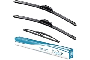 VTOGOI Wiper Blades With Rear Wiper Blades Set For 2014-2018 BMW X5 Automotive Replacement Windshield Wiper Blades,That Meet OEM Quality Easy DIY Install 24"+20"+12"(Set of 3)