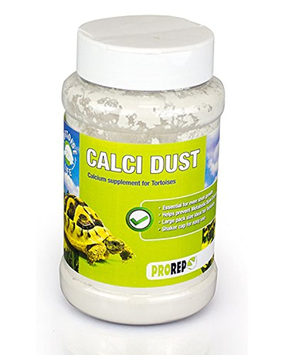 ProRep Tortoise Life Calci Dust 500g | Tortoise Care | Calcium Supplement for Tortoises