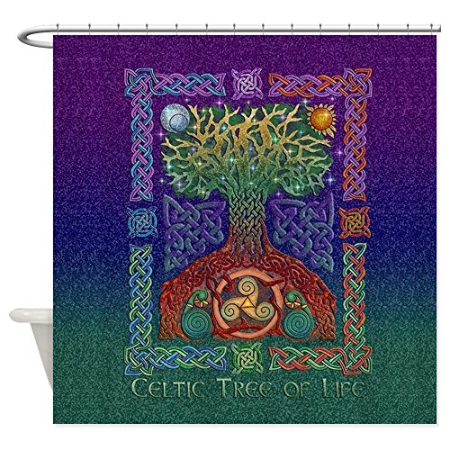 Celtic Tree Of Life - Decorative Fabric Shower
