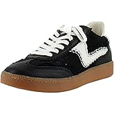 Dolce Vita Women's Notice Stitch Sneaker, Onyx Calf Hair, 7