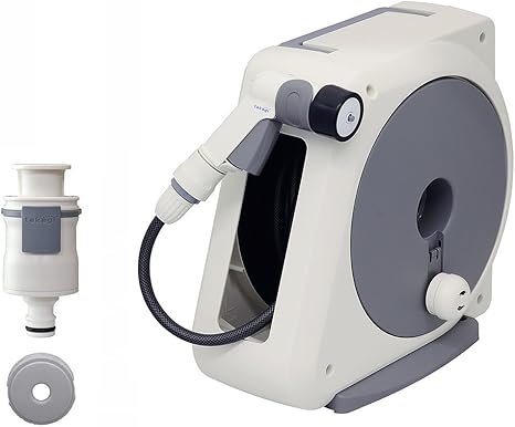 Amazon タカギ Takagi ホース ホースリール かんたん接続オーロラnano 15m 軽い すっきり収納 Rm715sk 安心の2年間保証 Diy 工具 ガーデン